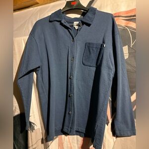 Blue Button-Up Shirt